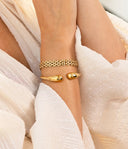 ZAG Bijoux Stainless Steel Gouden Armband Verbena model