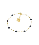 ZAG Bijoux Stainless Steel Gouden Armband Zoe Onyx