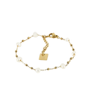 ZAG Bijoux Stainless Steel Gouden Armband Zoe mother of pearl