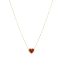 ZAG Bijoux Stainless Steel Gouden Ketting Alice Red
