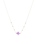 ZAG Bijoux Stainless Steel Gouden Ketting Velasquez amethyst