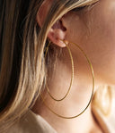 ZAG Bijoux Stainless Steel Gouden Oorbellen Bolina