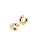 ZAG Bijoux Stainless Steel Gouden Oorbellen Hoops Chantal