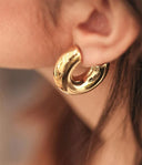 ZAG Bijoux Stainless Steel Gouden Oorbellen Chantal