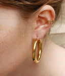 ZAG Bijoux Stainless Steel Gouden Oorbellen Hoops Manon