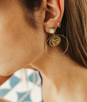 ZAG Bijoux Stainless Steel Gouden Oorbellen Martine
