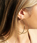 ZAG Bijoux Stainless Steel Gouden Oorbellen Resia