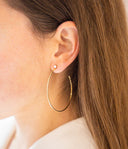 ZAG Bijoux Stainless Steel Gouden Oorbellen Romana