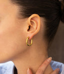 ZAG Bijoux Stainless Steel Gouden Oorbellen Sublime