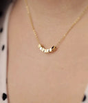 ZAG Bijoux Gouden Stainless Steel Ketting Pythagore