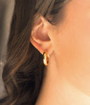 ZAG Bijoux Stainless Steel Gouden Oorbellen Hoops Sagan