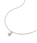 ZAG Bijoux Stainless Steel Ketting Hartje Amour Fou