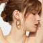 Gas Bijoux Izilda strass hoop earrings
