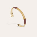 Gas Bijoux Gouden Armband Bangle Macao Brown