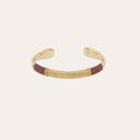 Gas Bijoux Gouden Armband Bangle Macao Brown