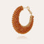Gas Bijoux Oorbellen Izzia Large Brown