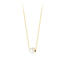 Blush necklace 14k gold 3076YPW