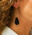 Lott Earrings Cone S Black Long