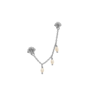 Anna + Nina Single Ocean's Opulence Chain Stud Earring