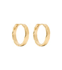 MIAB Oorbellen - Ruffle Click Goud