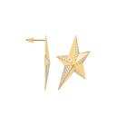 Anna + Nina Single Interstellar Stud Oorbel
