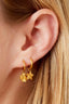 EARRINGS STRIPED CLOVER