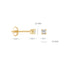 Blush earrings 14k gold 7211YZI
