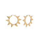 Anna + Nina Large Soleil Hoop Oorbellen