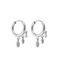MIAB Earrings - Bungly Click Silver