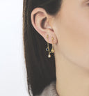 Anna + Nina Single Star Rain Chain Stud Earring