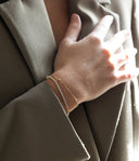 ZAG Bijoux Stainless Steel Gouden Armband Osorno