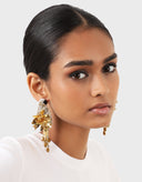 Olivia Dar Earrings Parrot Gold