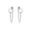 EARRINGS KARMA CHAIN ​​ROUND