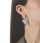 Anna + Nina Single Astro Coin Oorbel