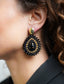 Lott Oorbellen Filled Drop 3 rings with Stone M