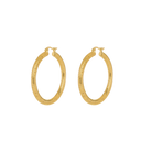 Anna + Nina Large Spiral Hoop Oorbellen