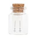 MIAB Oorbellen - Star Bar Zilver