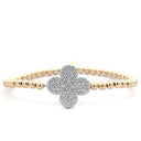 PScallme Bracelet Clover Pave