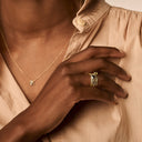 Blush ring 14k gold 1204YGP