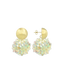 Lott Oorbellen Sequin Flower Globe M - Holo