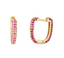 Earrings Desire Square Pink
