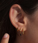 MIAB Oorbellen - To The Point Click Zilver