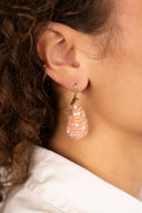 Lott Oorbellen Cone XS - Old Pink/Pearl