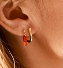 OORBELLEN ANNA + NINA RODEO RING EARRINGS