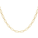 Stainless Steel Gouden Schakelketting Subtiel Goud