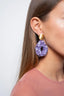 Lott Oorbellen Flower Drop L - Lavender