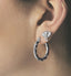 Anna + Nina Twisted Hoop Oorbellen