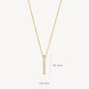 Blush ketting 14k goud 3133YZI