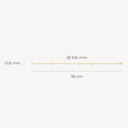 Blush armband 14k goud 2201YGO