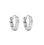MIAB Earrings - Shell Click Silver